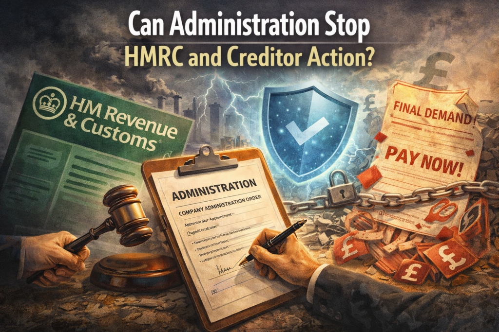 Can Administration Stop HMRC and Creditor Action? - Business Rescue Experts